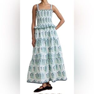 Floral Smocked Maxi Dress